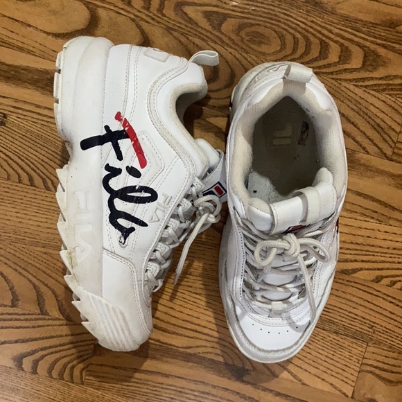 White Filas - Picture 3 of 4